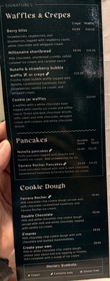 Menu photo 2 Coro The Chocolate Cafe Edinburgh, EDH