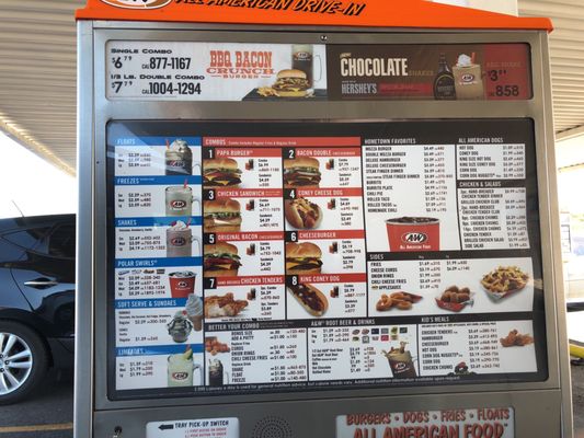 Menu photo 2 A&W Restaurant Aztec, NM