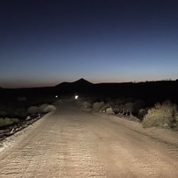 Mid Hills Campground - Long dirt road to campground.