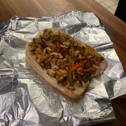 Chicken Philly with peppers and onions Chicken Philly with peppers and onions