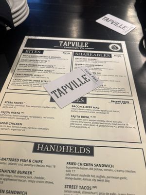 Menu photo 4 Tapville Social Pittsburgh, PA