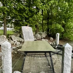 Westford Knight - A Rock, Statue & Info Stand @ The Westford Knight. Could this be be the next Plymouth Rock or a Bust? Research is underway in Westford MA