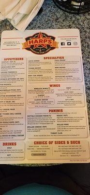 Menu photo 4 Harps American Pub & Grill Jacksonville, FL
