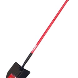 Bully Tools - 82515 Round Point Long Handle Fiberglass Shovel