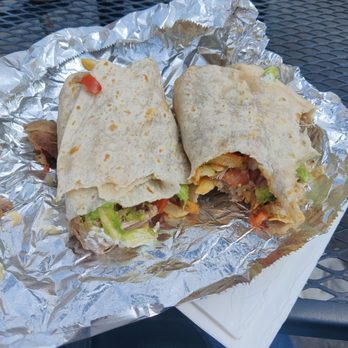 Taqueria Las Torres - California Chicken burrito (stuffed with french fries too!) - Tacos Near Me - Pullman, Washington Taqueria Las Torres - California Chicken burrito (stuffed with french fries too!) - Tacos Near Me - Pullman, Washington