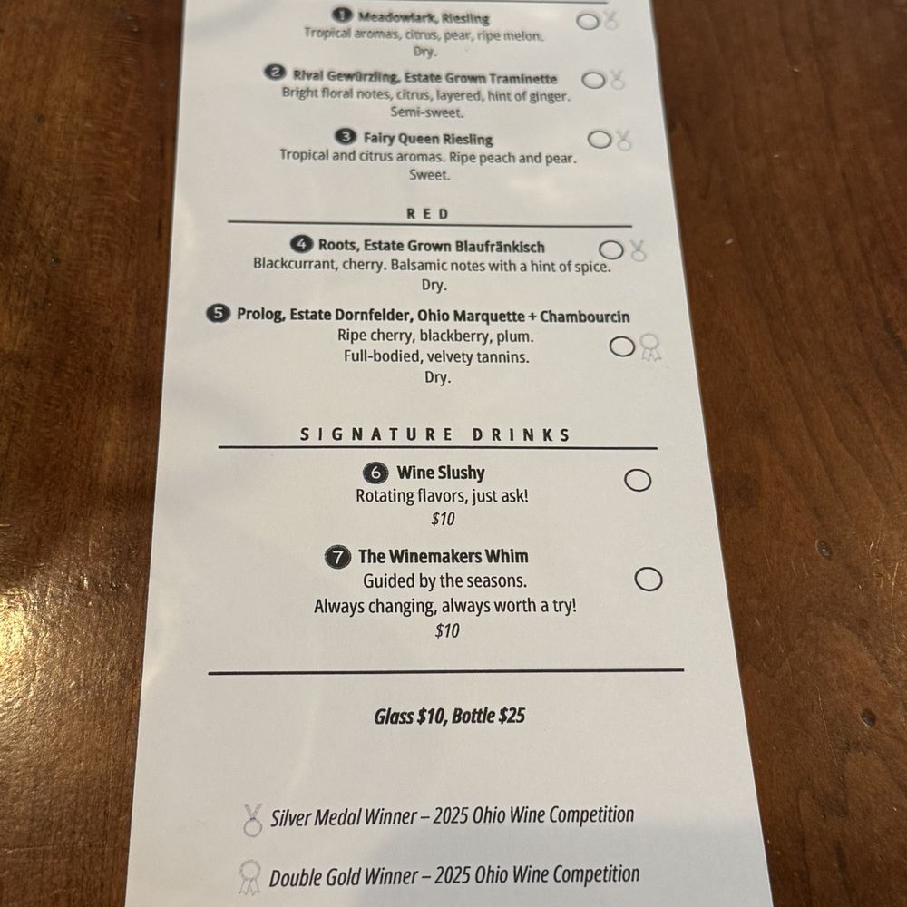 Mirabelle Farm & Vineyard - Wine Tasting Room Near Me - Ashville, Ohio