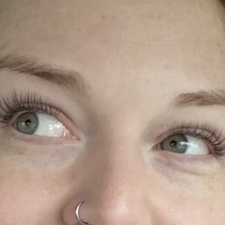 Super happy with my lashes. My preference is a more natural look, and Haley totally nailed what I wanted.