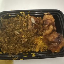 China Pavilion - Disgusting mystery meat with hard bits, general tsos