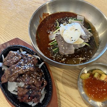 Hangang - bibim naengmyeon and galbi combo - Korean Near Me - Temple City, California Hangang - bibim naengmyeon and galbi combo - Korean Near Me - Temple City, California