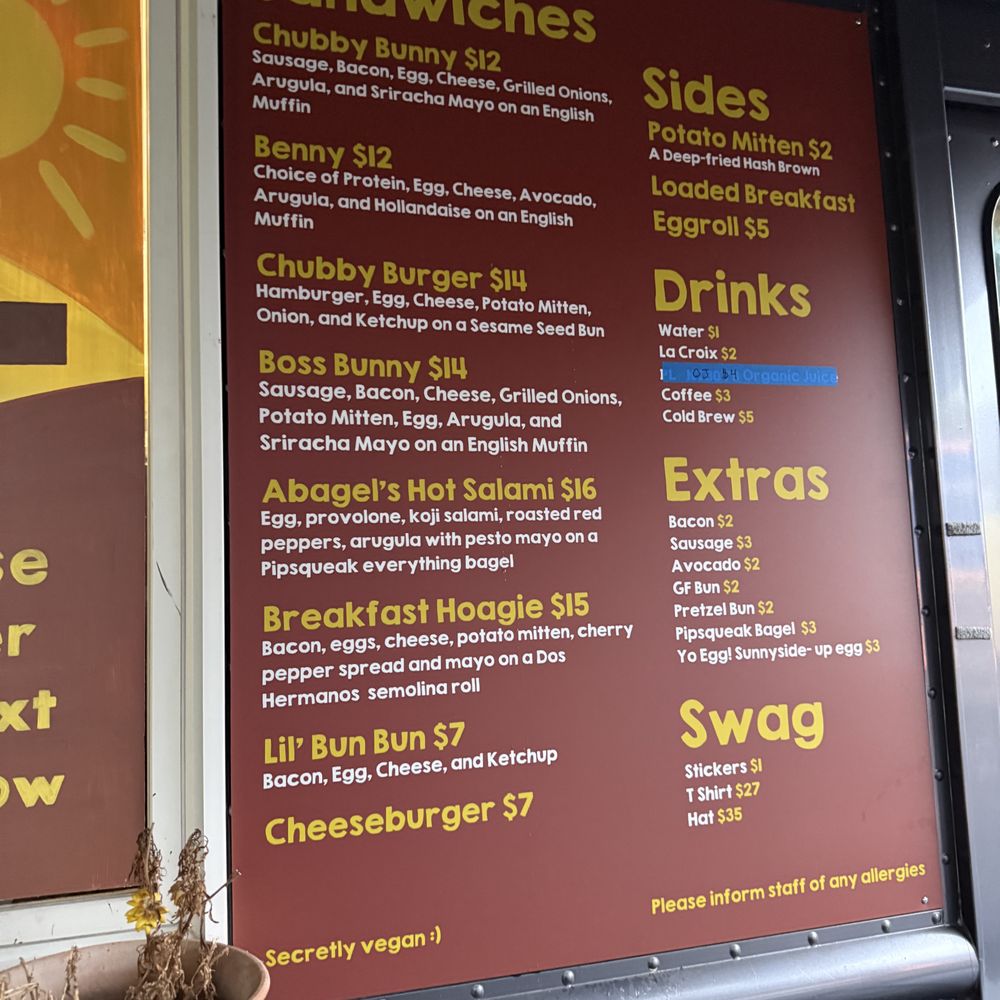 Chubby Bunny - The Chubby Bunny Menu - Food Trucks Near Me - Portland, Oregon Chubby Bunny - The Chubby Bunny Menu - Food Trucks Near Me - Portland, Oregon