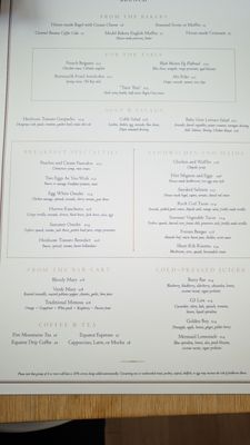 Menu photo 8 Forum At Meadowood St. Helena, CA