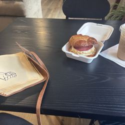 Blocker's Coffeehouse - Race Street sandwich and Butter Pecan Cold Brew