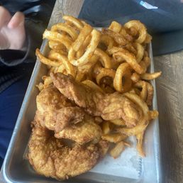 3 tender meal with curly fries. My daughter loved it!
