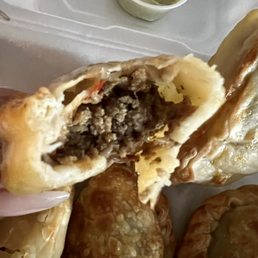 Ground beef empanada Ground beef empanada