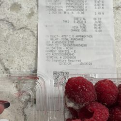 Walmart Superstore - Rotten raspberries