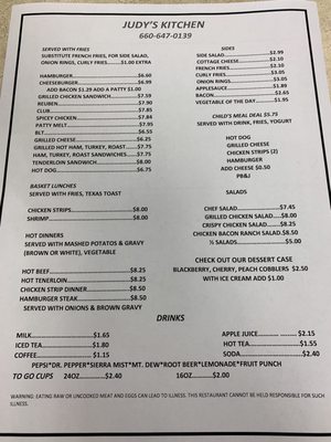 Judy S Kitchen 115 E Benton St Windsor Mo Bakeries Mapquest