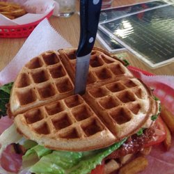 Time And A Half - Chicken waffle!!
