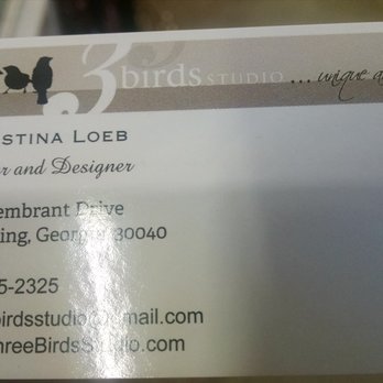 Three Birds Studio - The owner's information. - Jewelry Near Me - Cumming, Georgia Three Birds Studio - The owner's information. - Jewelry Near Me - Cumming, Georgia