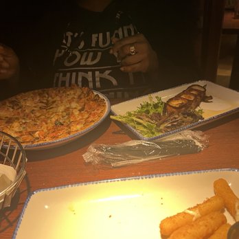 Red Lobster - Lobster and Langostino Pizza, bacon wrapped Bay Scallops, Mozzarella Cheesesticks - Seafood Near Me - Concord, North Carolina
