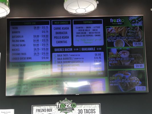 Menu photo 1 Frezko Taco Spot Bedford, TX