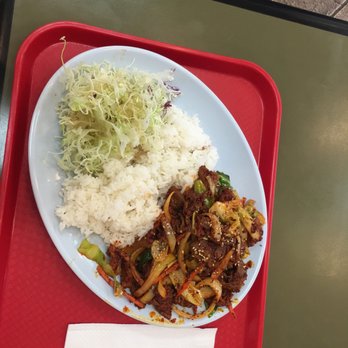 Manna Grill - Spicy pork plate - Korean Near Me - Riverside, California Manna Grill - Spicy pork plate - Korean Near Me - Riverside, California