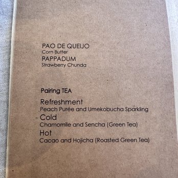 à la maison by MAnYU Flowers - 7/29/23 tea experience menu of their sides and tea pairings - Florists Near Me - Honolulu, Hawaii