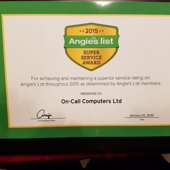 On - Call Computers - On-Call Computers Ltd in Monroe, Oh has claimed the Angie's List super service award 2 years in a row for computer repair and... - IT Services & Computer Repair Near Me - West Chester, Ohio On - Call Computers - On-Call Computers Ltd in Monroe, Oh has claimed the Angie's List super service award 2 years in a row for computer repair and... - IT Services & Computer Repair Near Me - West Chester, Ohio