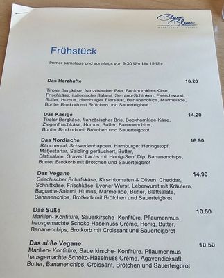 Menu photo 2 Blaue Blume Hamburg, HH