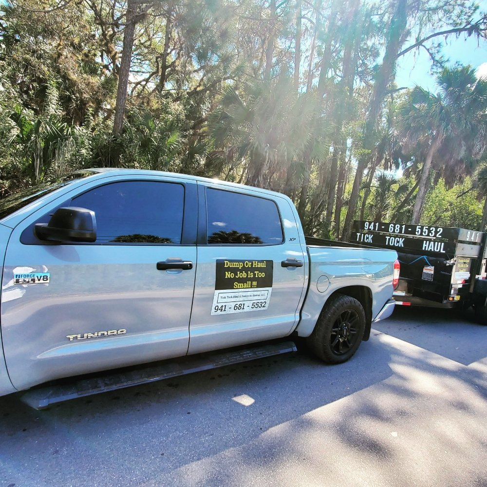 Slide of Tick Tock Hauling & Dumpster Rental