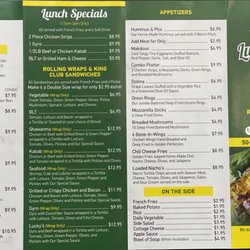 Lucky’s Diner - Lunch & Dinner Menu