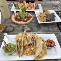 B The Bar - Shrimp and Chicken Quesadilla