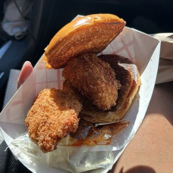 Angie’s Lobster - Spicy honey fried cod sandwich - Seafood Near Me - Plano, Texas Angie’s Lobster - Spicy honey fried cod sandwich - Seafood Near Me - Plano, Texas