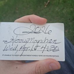 James R Bollinger, MD - Back of card.