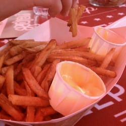 Bastille Day Block Party - Pomme frites with saffron aoili from barbette