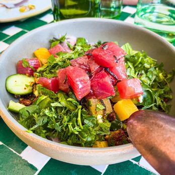 Valley Goat - crispy quinoa  tuna poke salad - New American Near Me - Sunnyvale, California