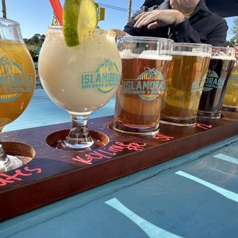 Islamorada Brewery & Distillery - Flight - you can mix cocktails, frozen cocktails, and beers! A+ - Breweries Near Me - Fort Pierce, Florida Islamorada Brewery & Distillery - Flight - you can mix cocktails, frozen cocktails, and beers! A+ - Breweries Near Me - Fort Pierce, Florida