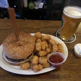 Boxcar Ale House - Inferno burger - Dive Bars Near Me - Seattle, Washington