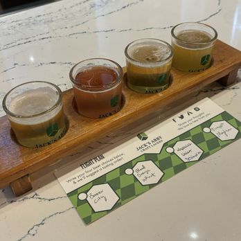 Jack's Abby Brewing - Beer flight - Brewpubs Near Me - Framingham, Massachusetts Jack's Abby Brewing - Beer flight - Brewpubs Near Me - Framingham, Massachusetts