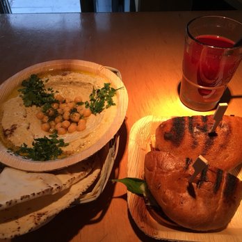 Beirut - Hummus pita Beirut burger and Beirut tea - Middle Eastern Near Me - Warszawa, Massachusetts