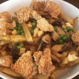 Poutine à la king $13 Poutine à la king $13
