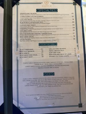 Menu photo 2 Dapper Dine & Lounge Riverside, CA