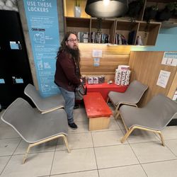 The Lonely Sock - Seating area with little library