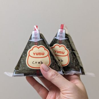 Yubu - Crab triangle gimbap. BOGO on Fantuan. - Korean Near Me - Scarborough, Ontario Yubu - Crab triangle gimbap. BOGO on Fantuan. - Korean Near Me - Scarborough, Ontario
