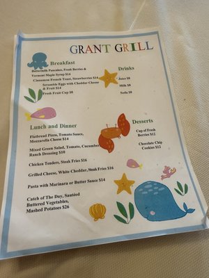 Menu photo 4 The Grant Grill San Diego, CA