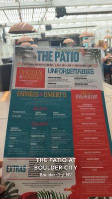 Menu photo 1 The Patio at Boulder City Boulder City, NV Menu photo 1 The Patio at Boulder City Boulder City, NV