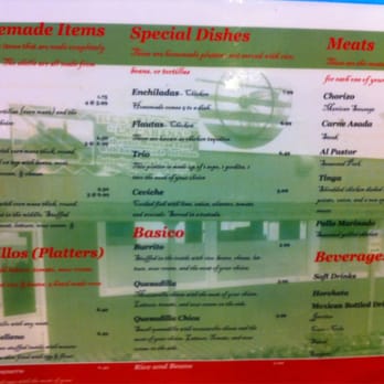 La Cabana de Raya - Menu - Mexican Near Me - Astoria, Oregon