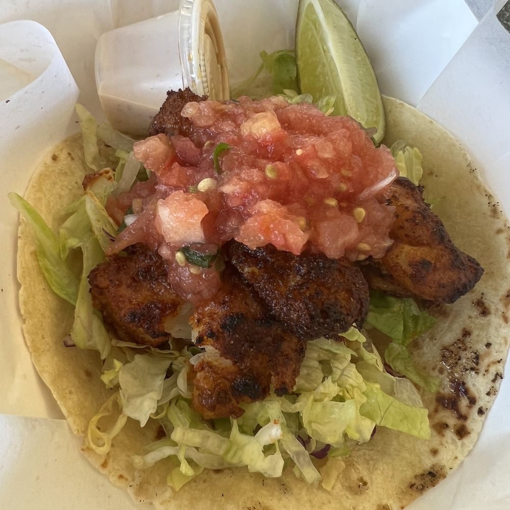 The Clam Castle - Blackened cod taco - Seafood Near Me - Madison, Connecticut The Clam Castle - Blackened cod taco - Seafood Near Me - Madison, Connecticut