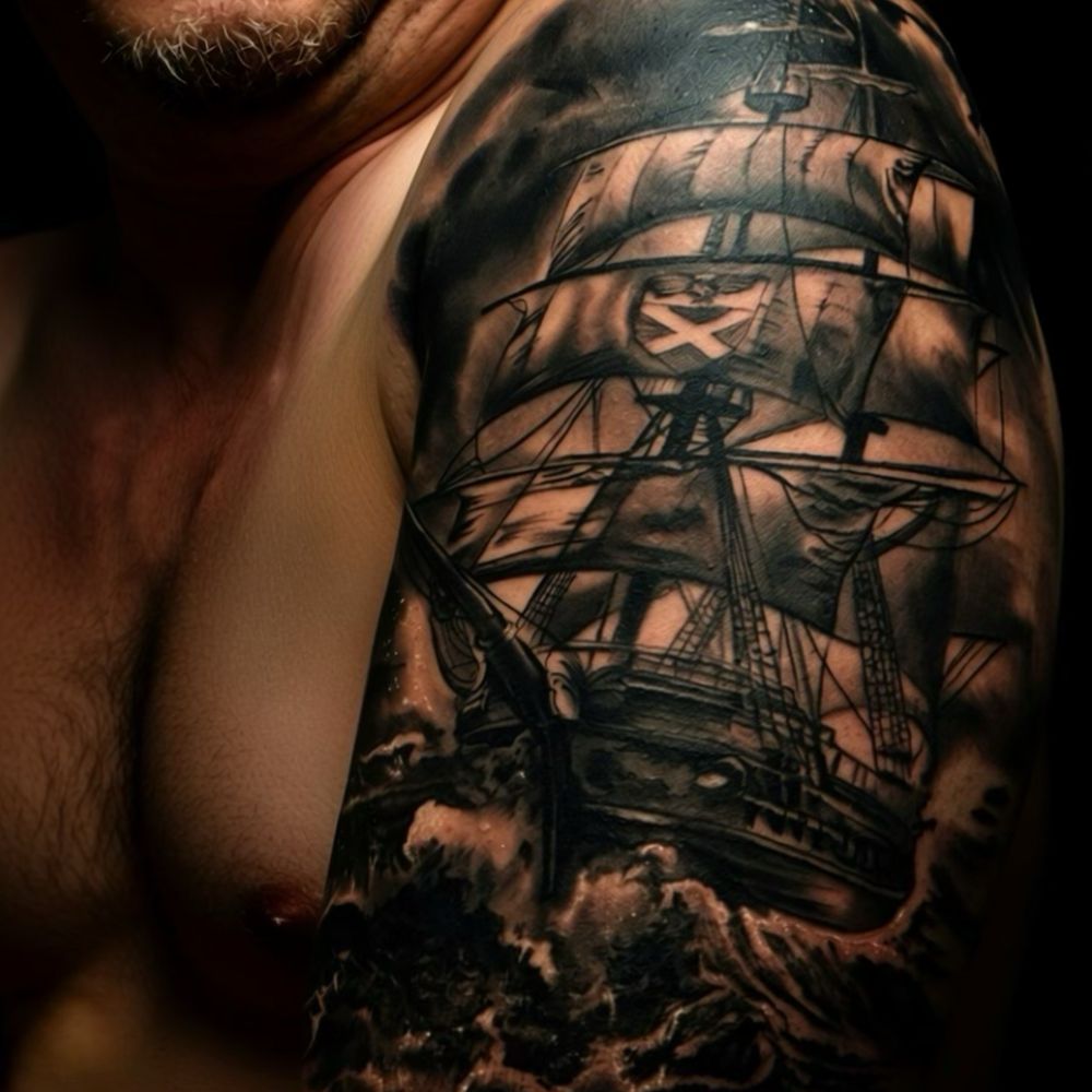 Rebel Ridge Tattoo - Sailing the high seas forever... - Tattoo Near Me - Marietta, Georgia Rebel Ridge Tattoo - Sailing the high seas forever... - Tattoo Near Me - Marietta, Georgia