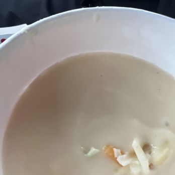 Chick-fil-A - Cheese sauce with a few pieces of the wrap in it. Yum - Fast Food Near Me - Camp Hill, Pennsylvania