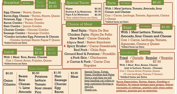 Menu photo 2 Taqueria Rio Verde Columbus, TX Menu photo 2 Taqueria Rio Verde Columbus, TX
